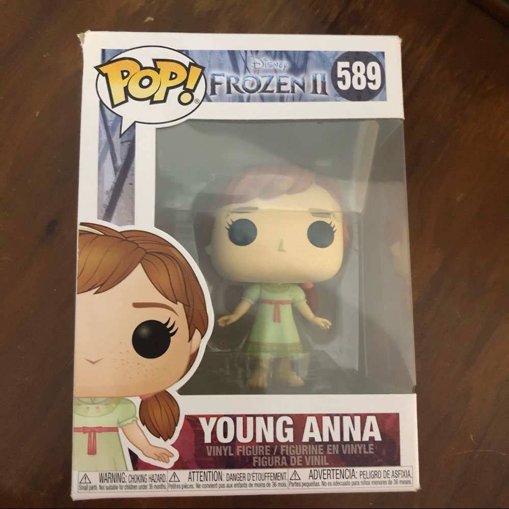 NIB Funko Pop! Frozen 2 Young Anna #589